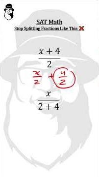 SAT Fraction Trap – Splitting Mistake Explained