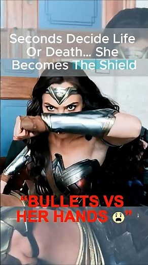 Bulletproof Savior One Woman vs Endless Firepower || Justice League 2017