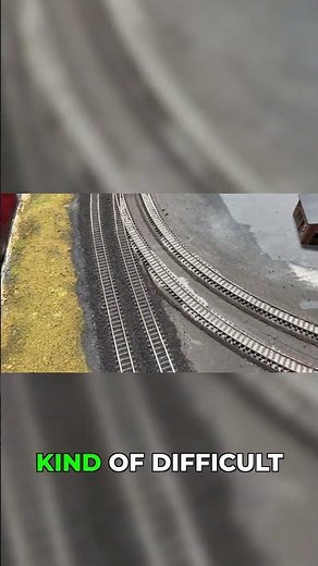This Ballast Technique Changes Everything #modeltrains #railwaydiorama #shorts