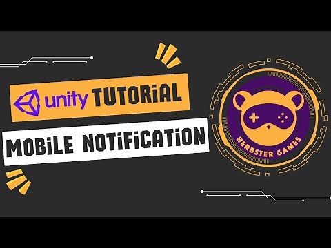 Unity Tutorial | Mobile Notification Set Up