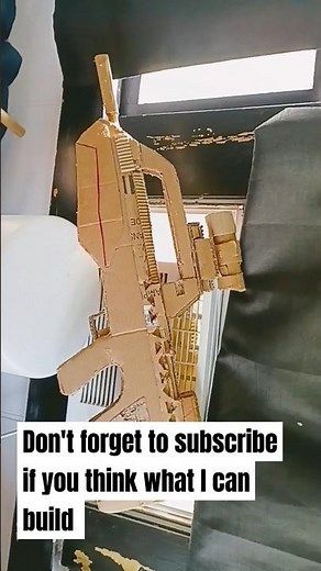 my HALO cardboard toy guns i love to build