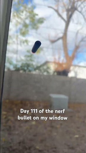 Day 111 of the nerf bullet on my window #shorts #shorts #fyp #fy #roblox #sab #tweening #yt #online