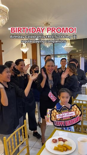 Birthday Promo Alert! Celebrate with Buffet 101 in Davao City