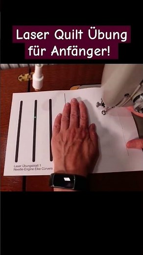 laser Quilt Übung für Anfänger!
