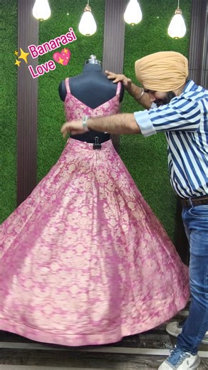 Designer Women Clothing By J K Davindera Apparels | 💖Not loud. Just LUXURIOUS ✨ ✨This pure Banarasi lehenga with a trendy spaghetti choli is made for graceful celebrations and premium... | Instagram