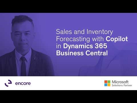 Sales and Inventory Forecasting with Copilot in Dynamics 365 Business Central
