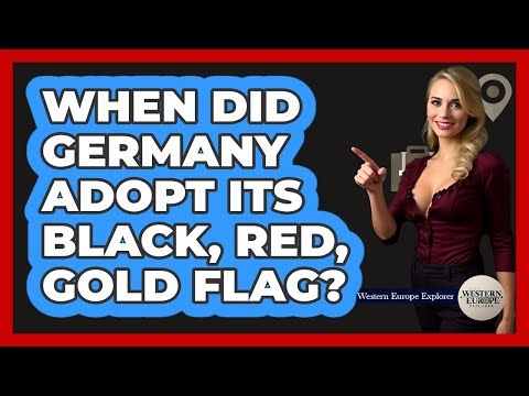 When Did Germany Adopt Its Black, Red, Gold Flag?
