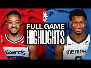 WIZARDS at GRIZZLIES | FULL GAME HIGHLIGHTS | December 20, 2025