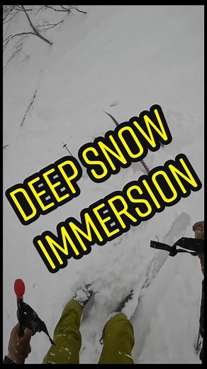 #stitch with @safecofield #skiing #backcountryskiing #splitboarding #snowboarding #avalanche #deepsnowimmersion #skier #skipatrol #riskmanagement