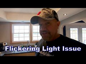 Flickering LED Kitchen Light Fixed by Changing it Back and Adding LED light bulbs