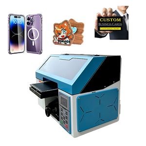 [Hot Item] A4 UV Flat Bed LED Printing Machine for Phone Cases Flat Glass