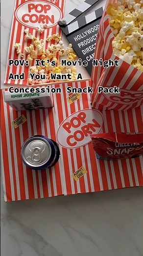 DIY Movie Concession Snack Pack