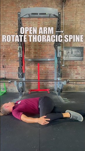 Thoracic Spine Rotation (Open Book Exercise) | Improve Upper Back Mobility & Rotation