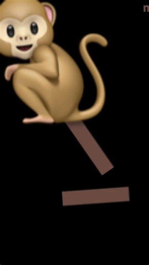 This is a video of a monkey pooping