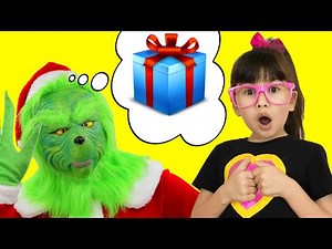 Abby Hatcher finds out - is the Grinch good or bad. Christmas story for kids