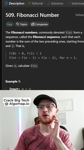 Gregory Hogg on Instagram: "Noob Recursive Backtracker vs Dynamic Programming Tabulator Crack big tech at algomap.io! #coding #leetcode #programming #interview"