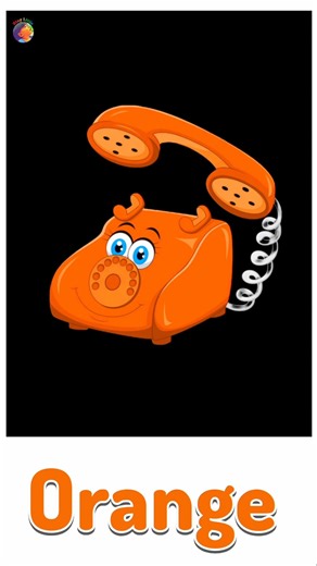 learn colors name with different colours Telephone ☎️😀😃