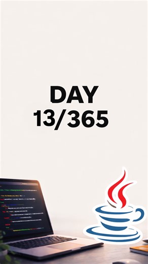 @code.with.j on Instagram: "Day 13/365 #java #arrays #coding #dsa #logic"