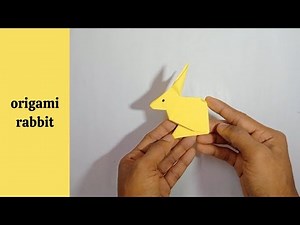 Easy paper origami rabbit || how to make || tutorial || kids friendly