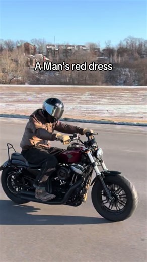 The best #red #dress #amazing #bike #fyp | red dress