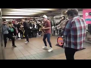 lucky chops the coolest saxophone subway band ever. nyc.