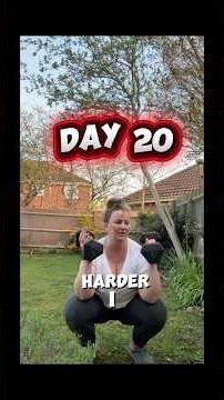 Day 20: 1,000 Squats Total! (Leveling up with Weighted Thrusters) 🏋️‍♀️