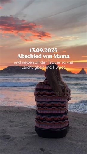 Man würde meinen, dass der Tag des Abschieds der allerschlimmste war. Und doch war er es nicht. Wir durften uns voller Liebe und Frieden von Mama verabschieden und ihren Weg respektieren. Und so waren wir alle da: Papa, Lars und Rose, Mamas Bruder Peter, seine Frau Katrin, Anselm und ich. Jeder mit seiner eigenen Verbindung zu Mama ❤️ Standen Arm in Arm um ihr Bett herum und warteten auf den Priester des spanischen Krankenhauses, der Mama noch segnen sollte. Was dann kam, darauf waren wir nicht 