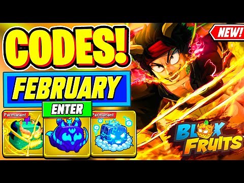 ⚠️New⚠️ ALL WORKING CODES For Blox Fruits February 2026 - Roblox Blox Fruits Codes 2026