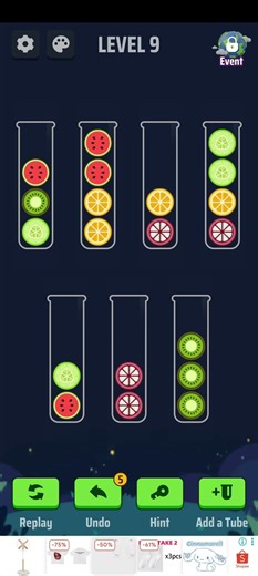 Ball Sort Puzzle Level 9