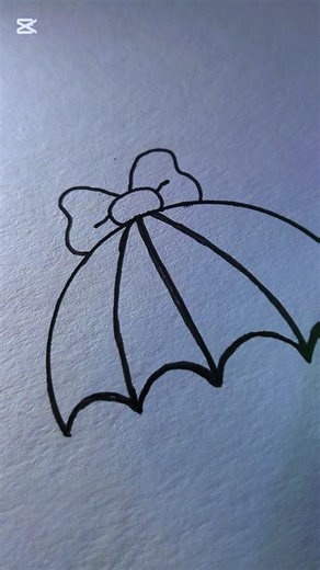 How To Draw Easy Cute🥰Umbrella🏖️#Shorts#Viral#Short Video#Easy Umbrella Draw#Drawing