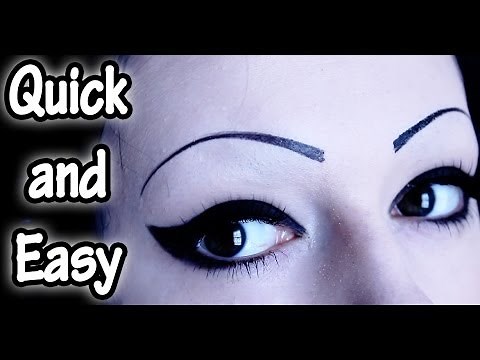 Every Day Goth Make-up - Fast and Easy! | Toxic Tears