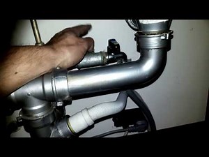 How to connect the dishwasher to the drain and water supply