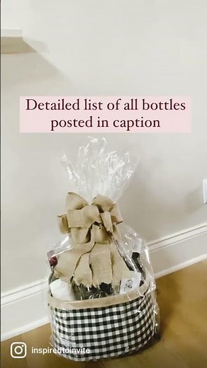Wine Gift basket idea
