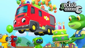 It's Green Mechanical's birthday! Gecko and the team organised her a fabulous birthday party at a beach - and it wouldn't be a Gecko's Garage episode if something didn't go wrong! Fortunately, there is nothing Gecko and his amazing team can't fix! | Toddler Fun Learning