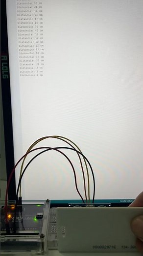 Sensor de distancia con Arduino