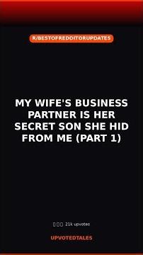 my wife's business partner is her secret son she hid from me (Part 1) | the update is INSANE #Shorts