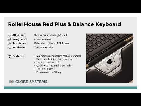 Contour RollerMouse Red Plus & Balance Keyboard