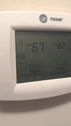 Change Batteries in a Trane Thermostat #diy #thermostat #digitalthermostat
