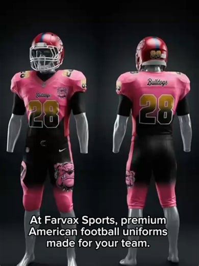 Gear up your team’s identity with our Premium American Football Uniform! 🏆 This isn’t just gear… This is power, pride, and performance — all in one. Crafted from top-grade breathable fabric with reinforced stitching, it delivers unbeatable comfort, durability, and a perfect athletic fit — so your team can play harder, move faster, and dominate the field with confidence. 🏃‍♂️🔥 🏈 Gear up like champions — this is where performance meets personality. 📩 DM us now to customize your team: ➡️ Your 