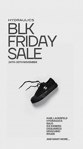Black Friday is now live with deals across BALR., Hydraulics, Dsquared2, Represent, Karl Lagerfeld, Moschino and so much more. The fits you’ve been eyeing. The pieces you never thought would go on sale. They’re all on sale for a limited time. | Hydraulics