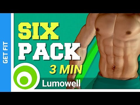 How To Get A Six Pack In 3 Minutes - ABS Workout At Home