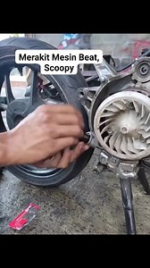 Tutorial cara merakit Mesin Honda Beat, Scoopy, Genio untuk Pemula. | Tutorial Menjadi Mekanik Motor