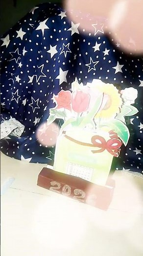 From Paper to Aesthetic Bouquet Calendar 🌸✨ #calendar #transition#shorts
