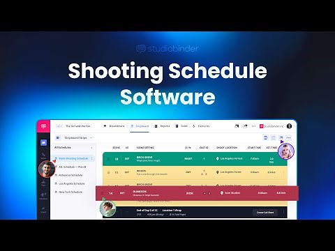 Shooting Schedules in StudioBinder — Modern Film Scheduling for Any Project
