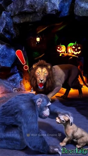 Beast Lord: Monkey Saves Lion Cub 🐒🦁 | Epic Jungle Story & Battle Gameplay #animalstory #lion
