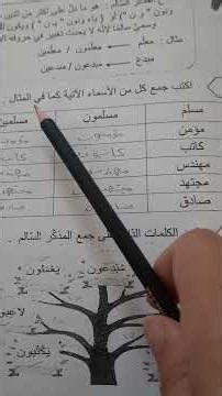 شرح جمع مذكر سالم للأطفال بطريقة مبسطة