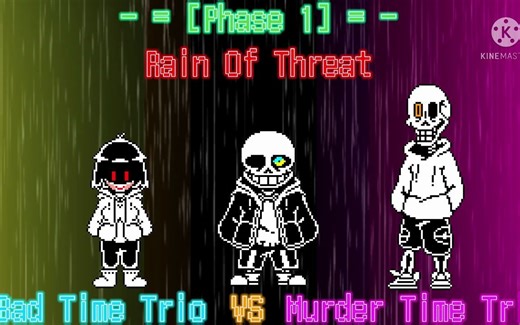 【Undertale AU】Bad Time Trio VS Murder Time Trio Full version 3000 breakthrough s