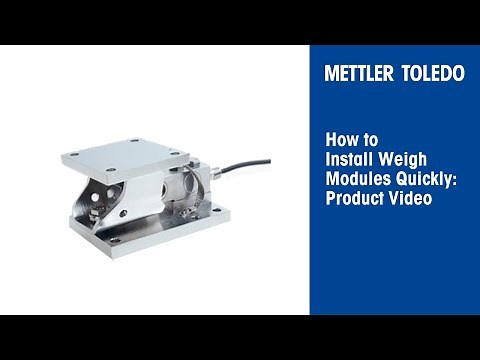 How to Install Weigh Modules Quickly - Product Video - METTLER TOLEDO Industrial - en