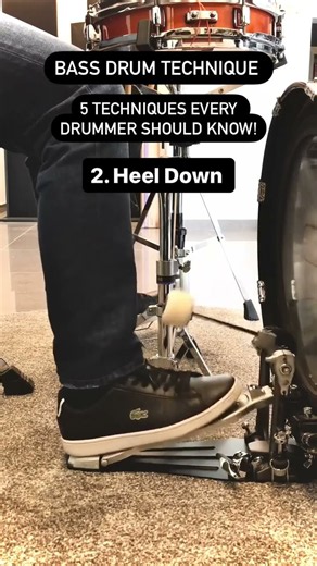 5 bass drum techniques 🥁 cc: stergos_foutoulis #drums #drumlessons #drummer #drumming #shorts