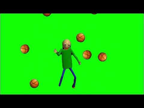 Baldi and basketball Green Screen
